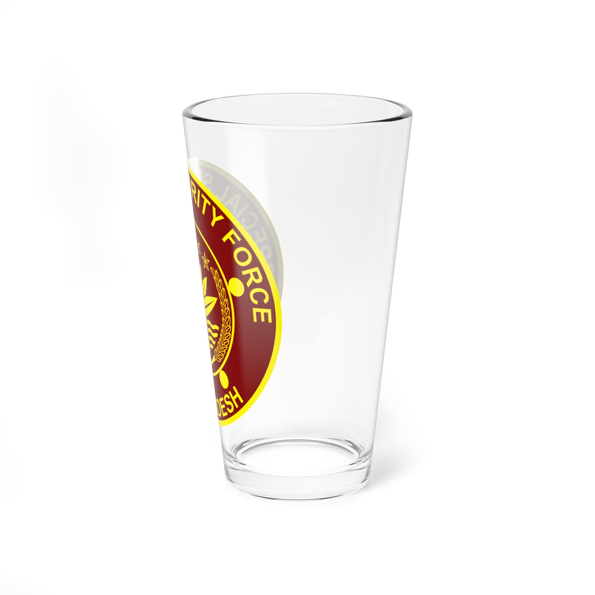 Insignia of the Special Security Force (Bangladesh) (Coat of Arms) Pint Glass 16oz
