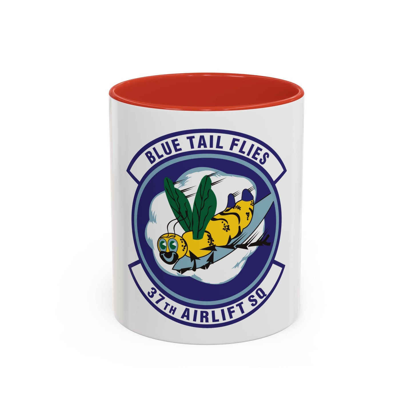 37th Airlift Squadron (U.S. Air Force) Accent Coffee Mug | Military Mug Gift