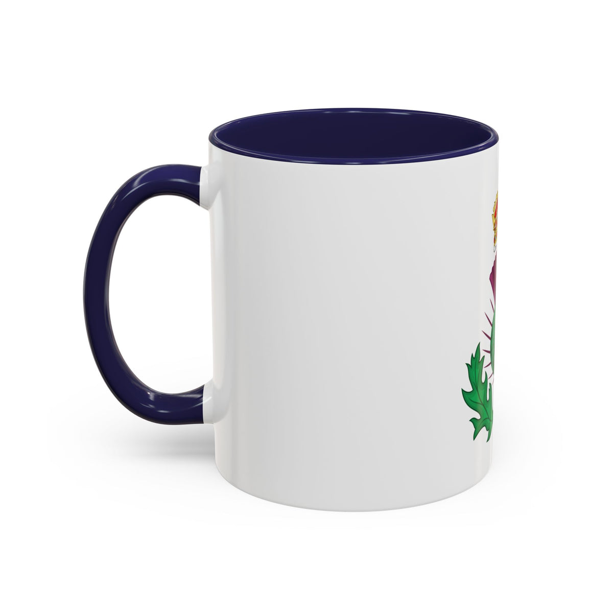 Thistle Royal Badge of Scotland - Accent Coffee Mug