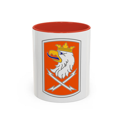 22 Signal Brigade 3 (U.S. Army) Accent Coffee Mug