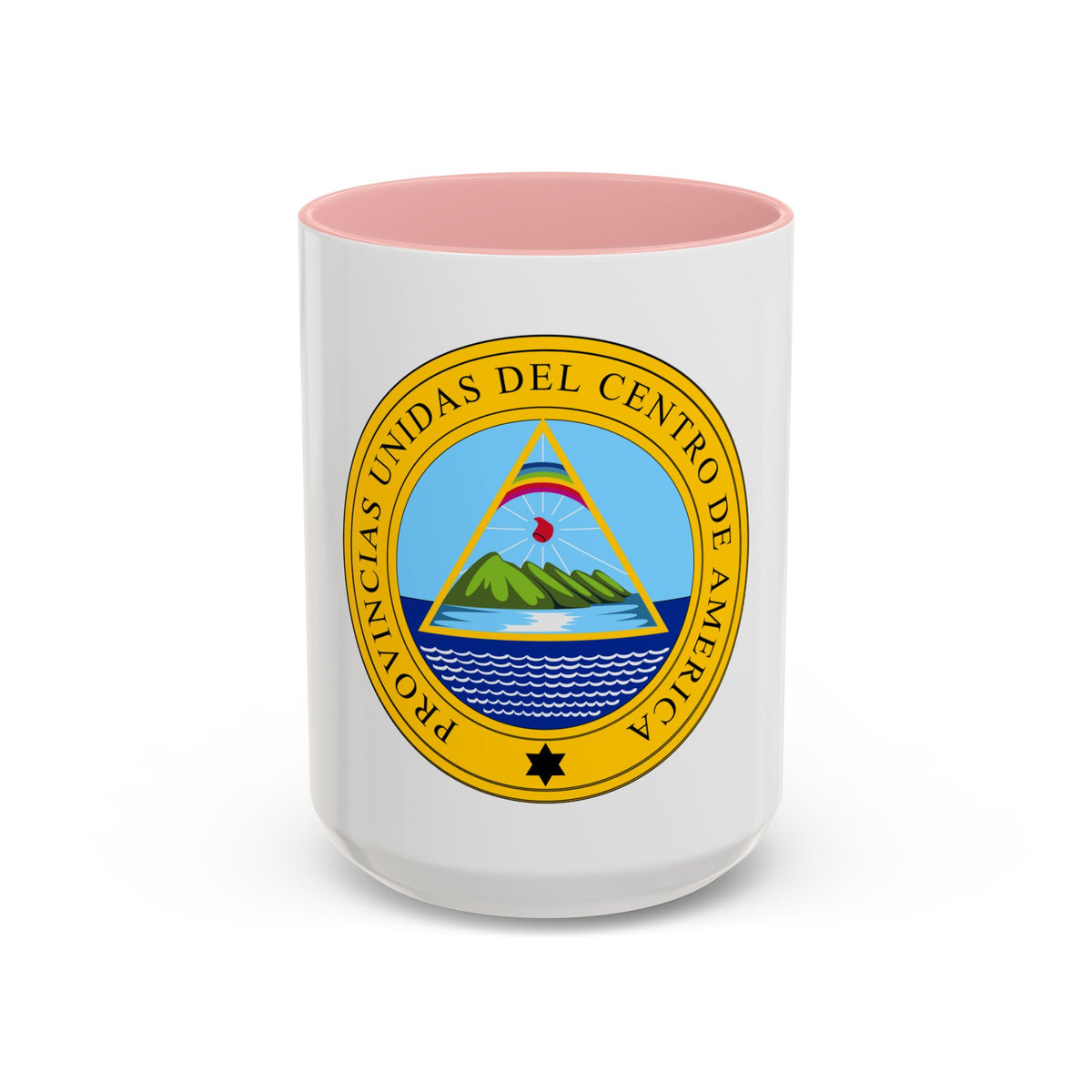 Coat of arms of the United Provinces of Central America - Accent Coffee Mug