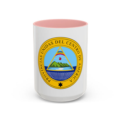 Coat of arms of the United Provinces of Central America - Accent Coffee Mug