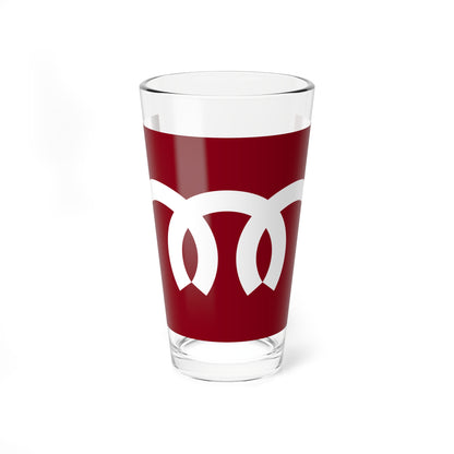 Flag of Saijō Shōbara Hiroshima (Japan) Pint Glass 16oz