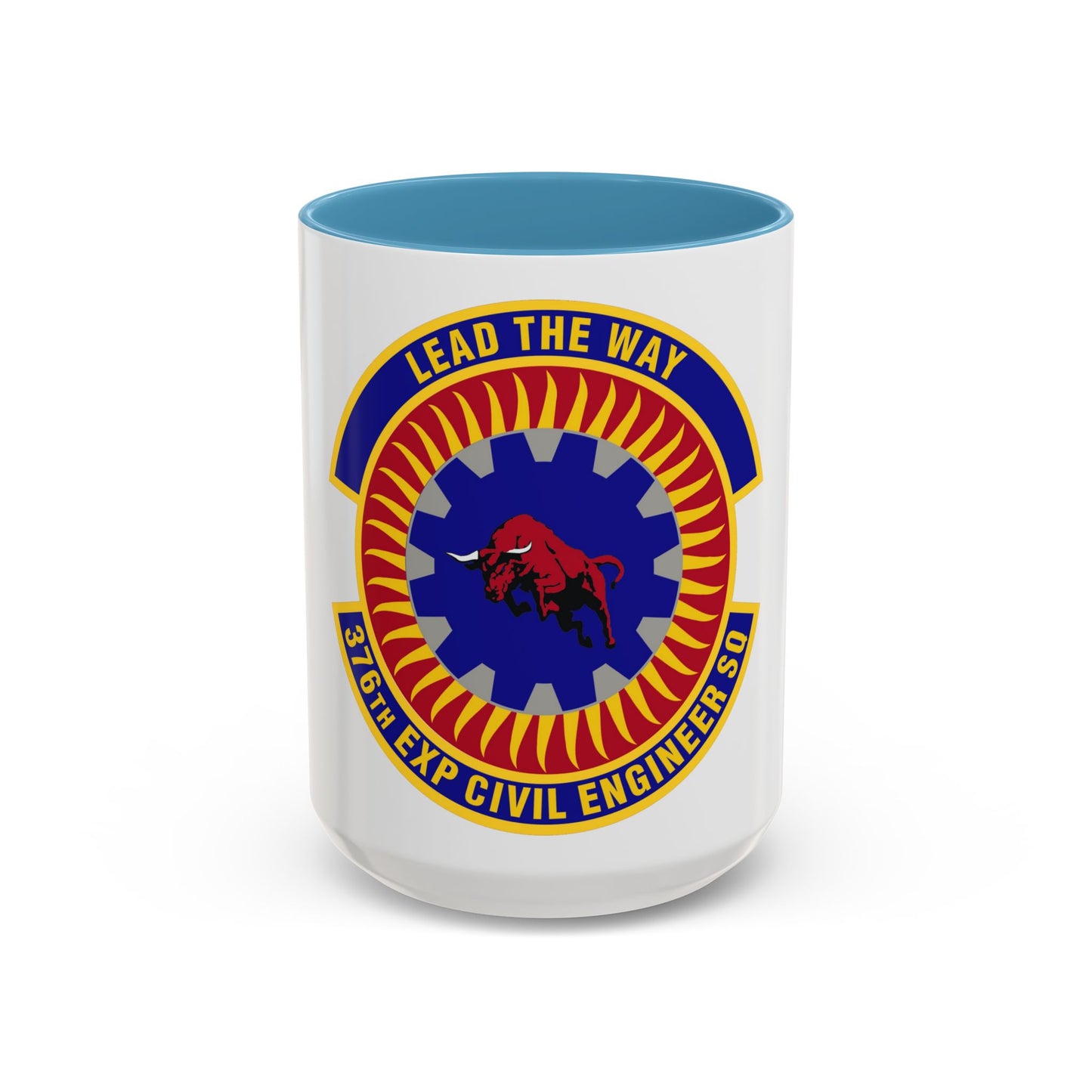 376th Expeditionary Civil Engineer Squadron (U.S. Air Force) Accent Coffee Mug