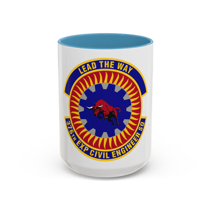 376th Expeditionary Civil Engineer Squadron (U.S. Air Force) Accent Coffee Mug