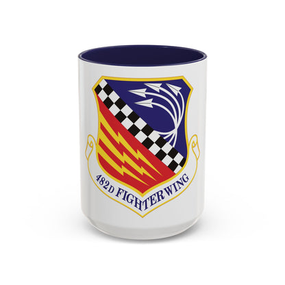 482d Fighter Wing (U.S. Air Force) Accent Coffee Mug
