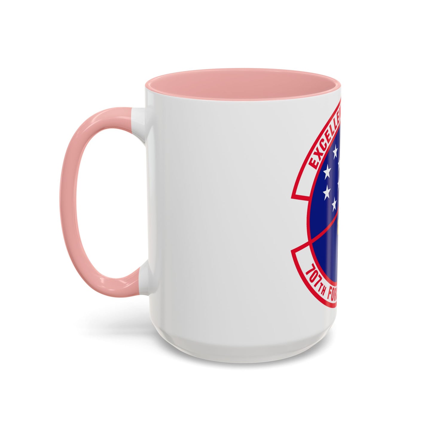 707 Force Support Squadron AFISRA (U.S. Air Force) Accent Coffee Mug