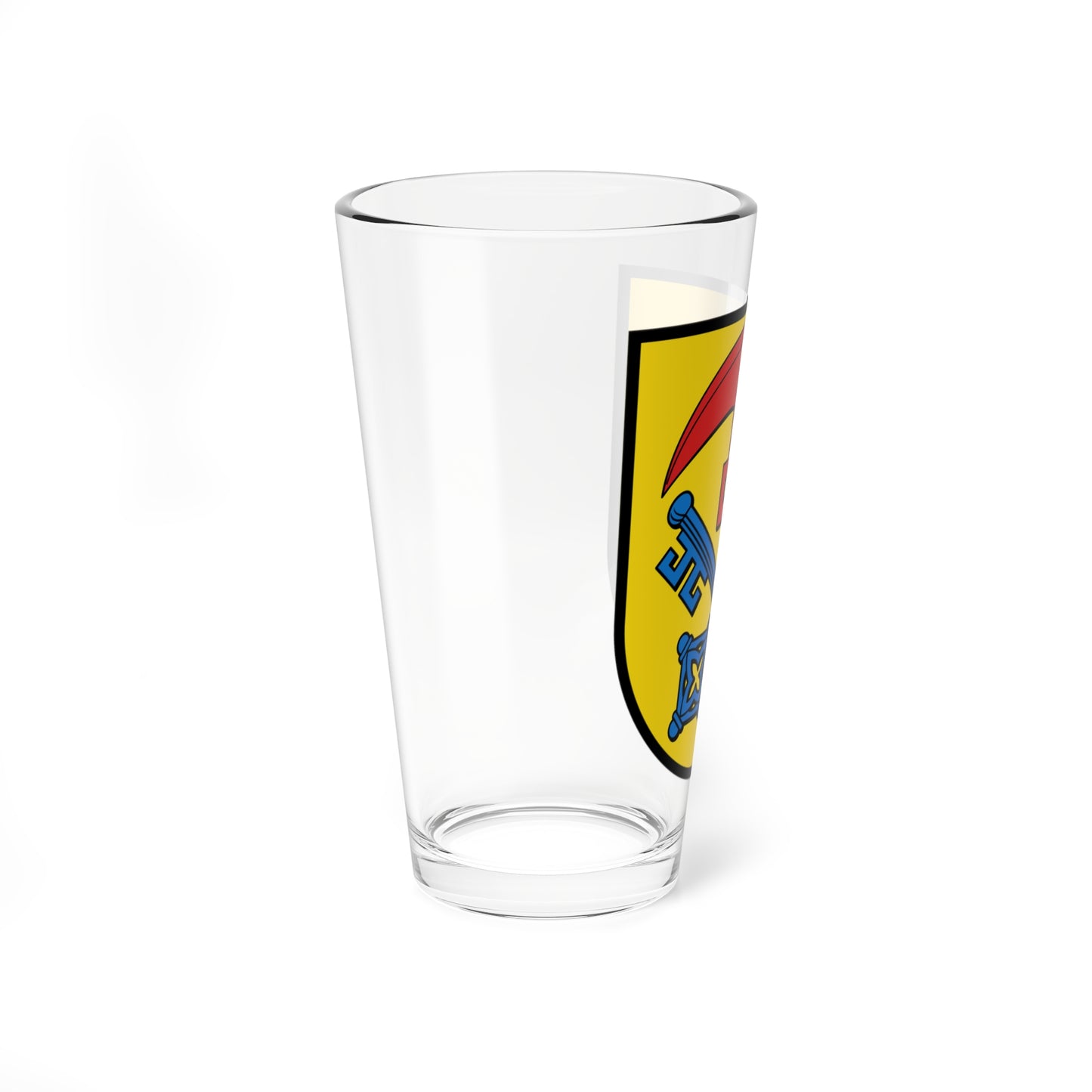 DEU Bobstadt Bürstadt COA (Germany) (Coat of Arms) Pint Glass 16oz