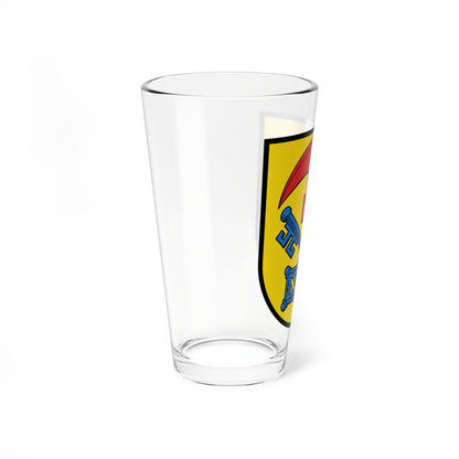 DEU Bobstadt Bürstadt COA (Germany) (Coat of Arms) Pint Glass 16oz