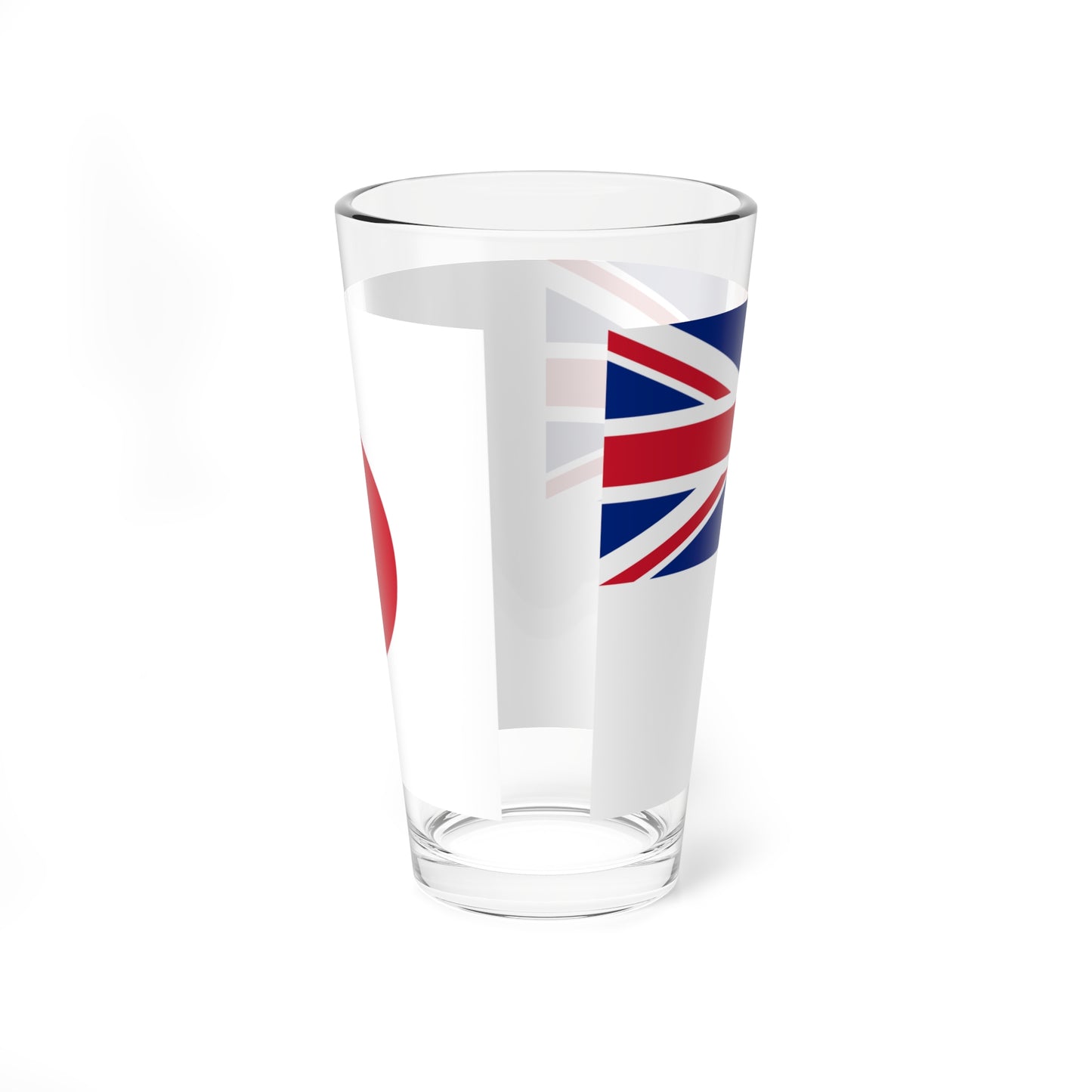 UKJapan flag (Japan) Pint Glass 16oz