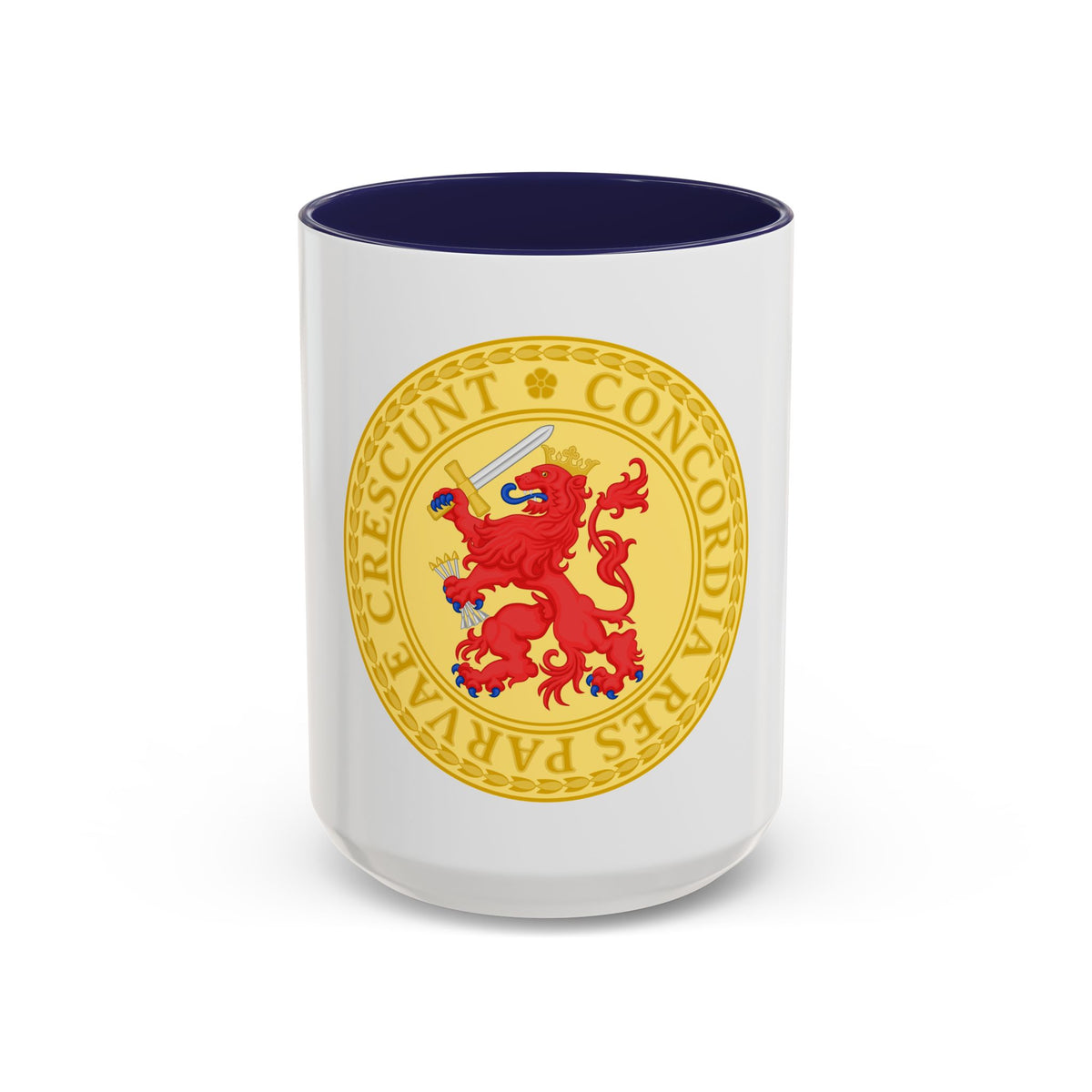 Great Seal of the Batavian Republic (1802) - Accent Coffee Mug