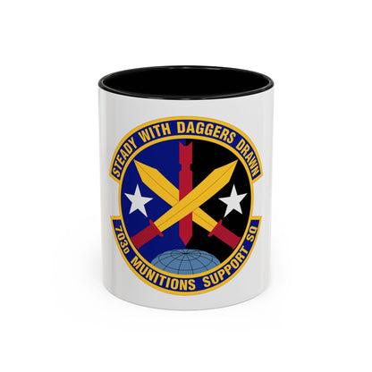 703d Munitions Support Squadron (U.S. Air Force) Accent Coffee Mug