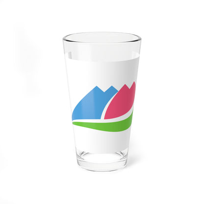 Flag of Ina Nagano (Japan) Pint Glass 16oz