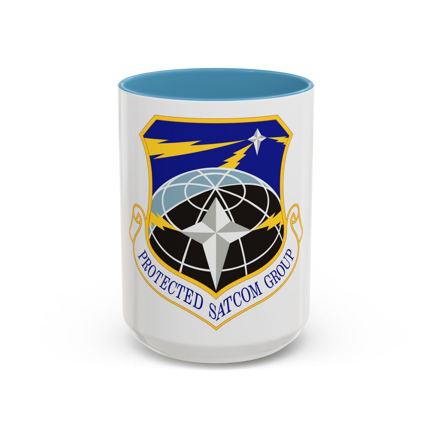 Protected SATCOM Group (U.S. Air Force) Accent Coffee Mug