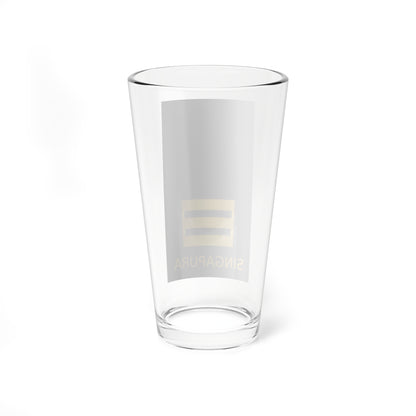 03 RSAF OF02 (Singapore) (Military Rank) Pint Glass 16oz
