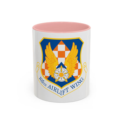 105th Airlift Wing (U.S. Air Force) Accent Coffee Mug