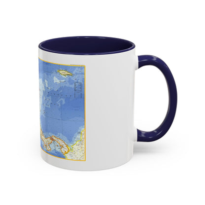 Central America (1973) (Map) Accent Coffee Mug