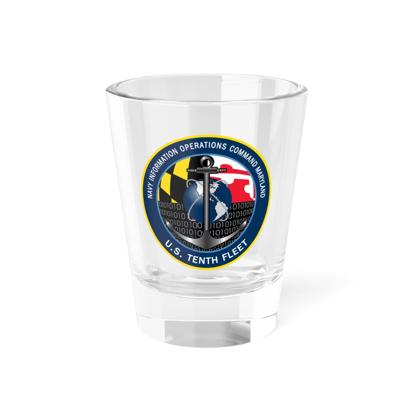 Verre à liqueur NIOC Maryland (US Navy) 1,5 oz