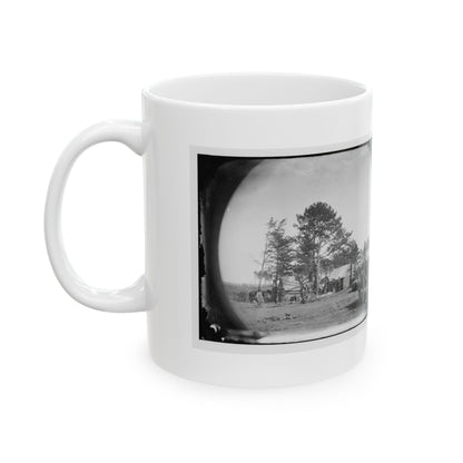 Brandy Station, Virginia. Winter Quarters Of Scouts And Guides. Army Of The Potomac (U.S. Civil War) White Coffee Mug