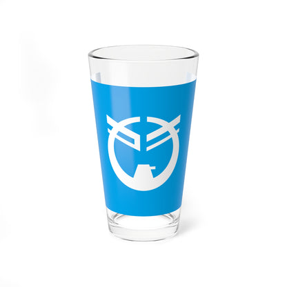 Flag of Kaminoseki Yamaguchi (Japan) Pint Glass 16oz
