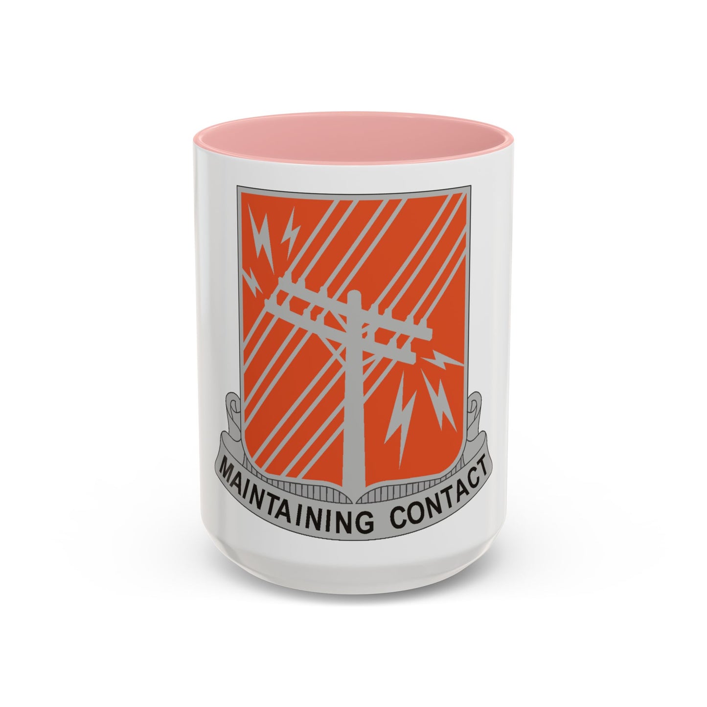 440 Signal Battalion (U.S. Army) Accent Coffee Mug