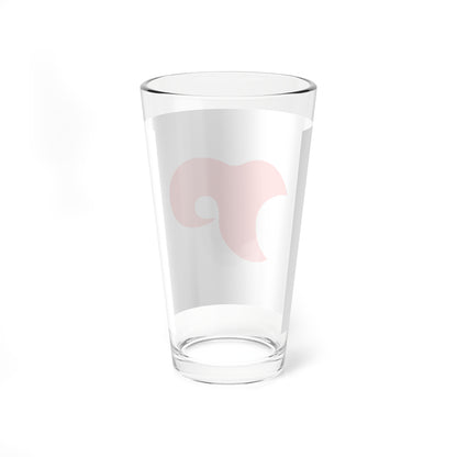 Flag of Asashina Nagano 1966-2005 (Japan) Pint Glass 16oz