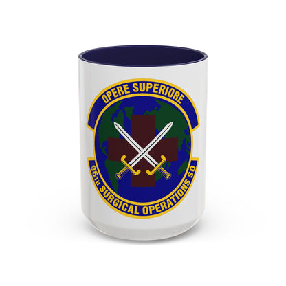 96th Surgical Operations Squadron (U.S. Air Force) Accent Coffee Mug