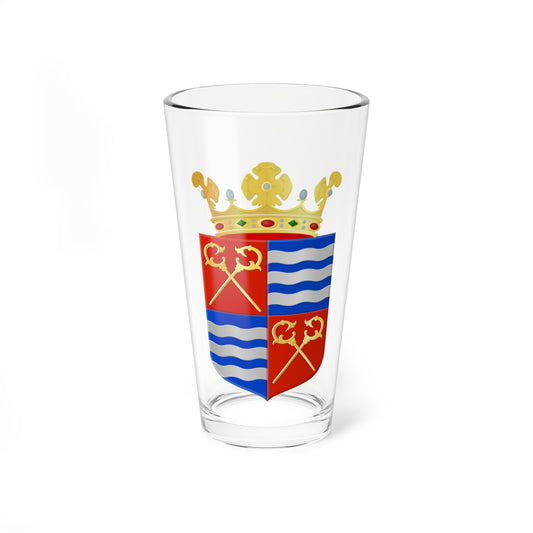 Ten Boer wapen (Netherlands) (Coat of Arms) Pint Glass 16oz