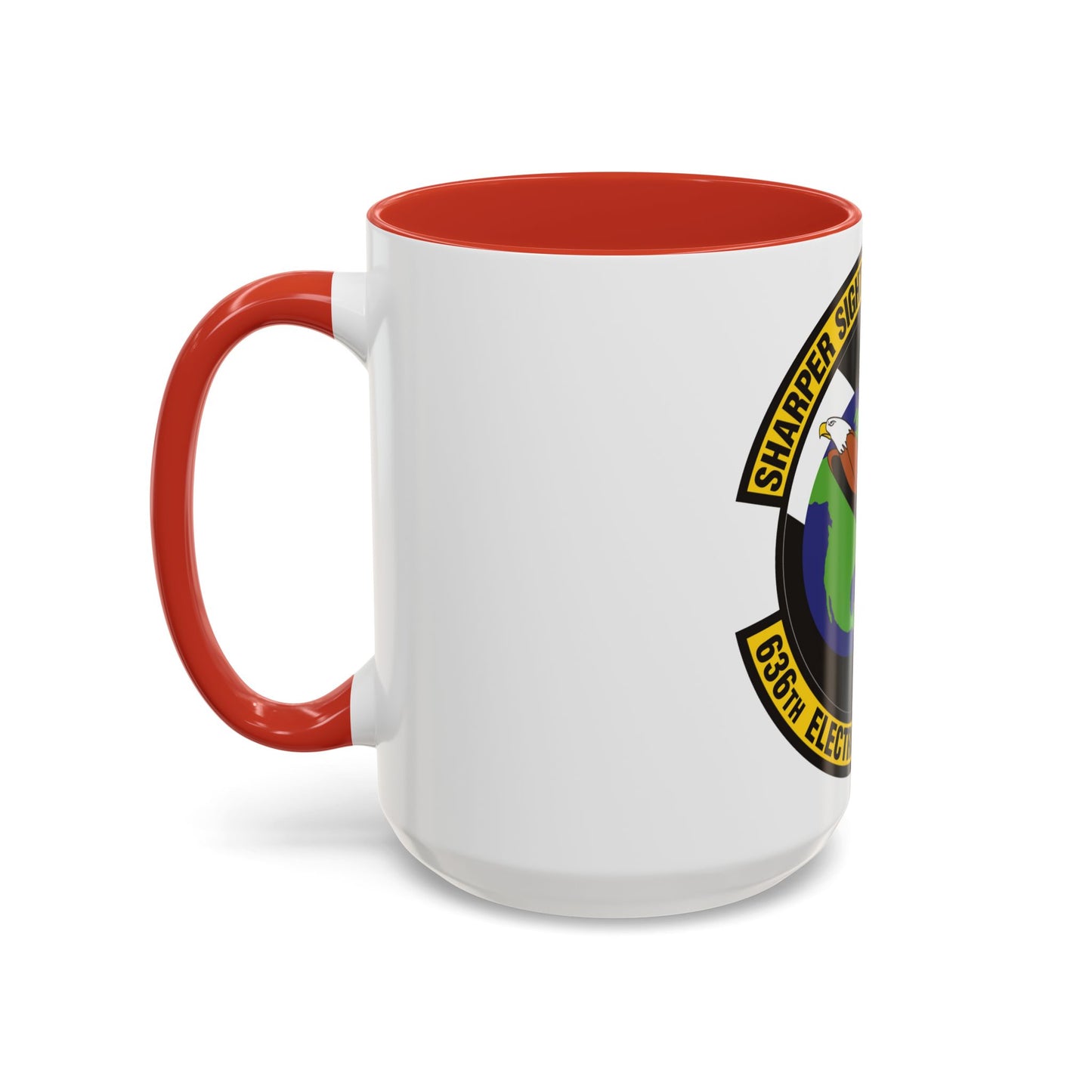 636th Electronic Systems Squadron (U.S. Air Force) Accent Coffee Mug