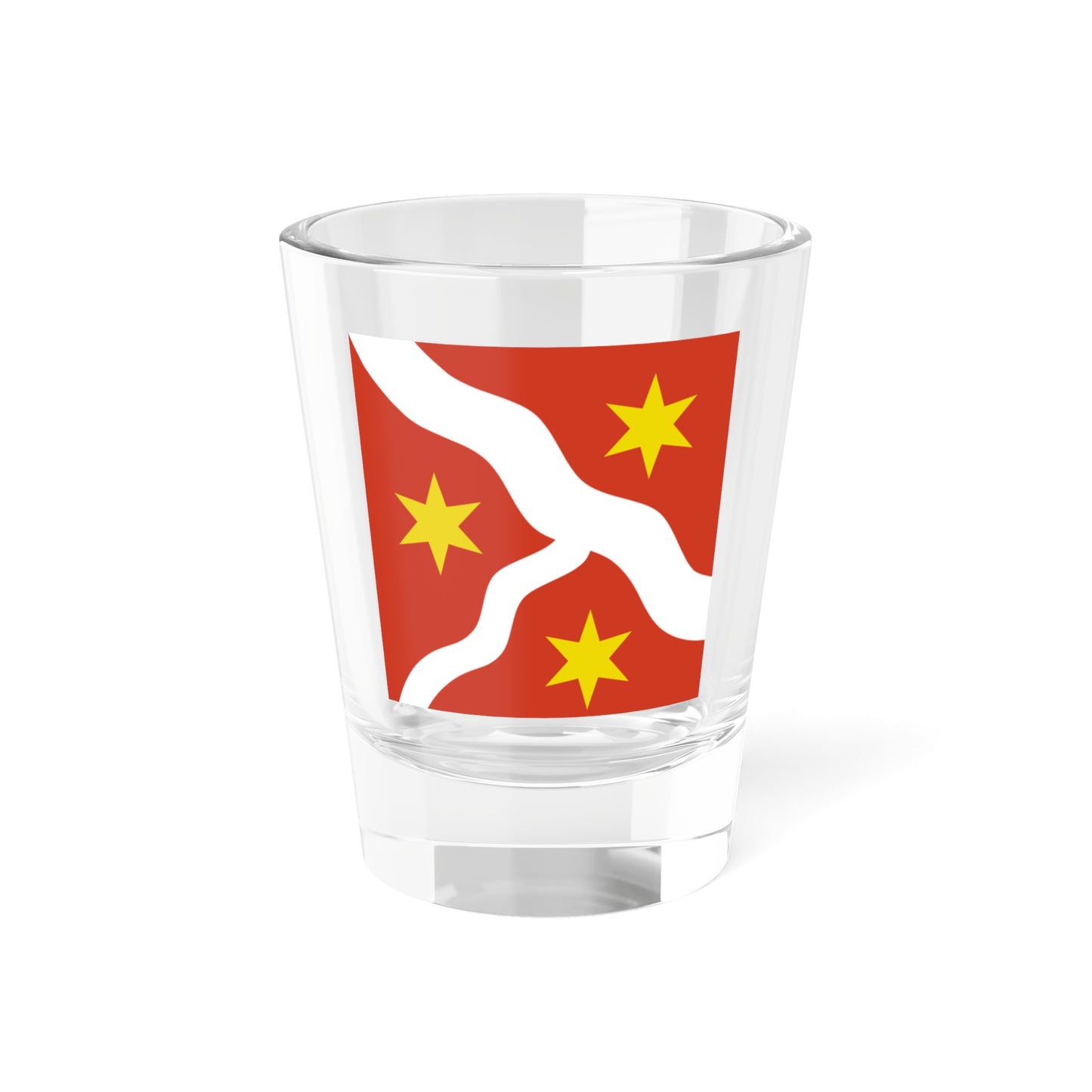 CHE Seebach ZH Flag (Switzerland) Shot Glass 1.5oz