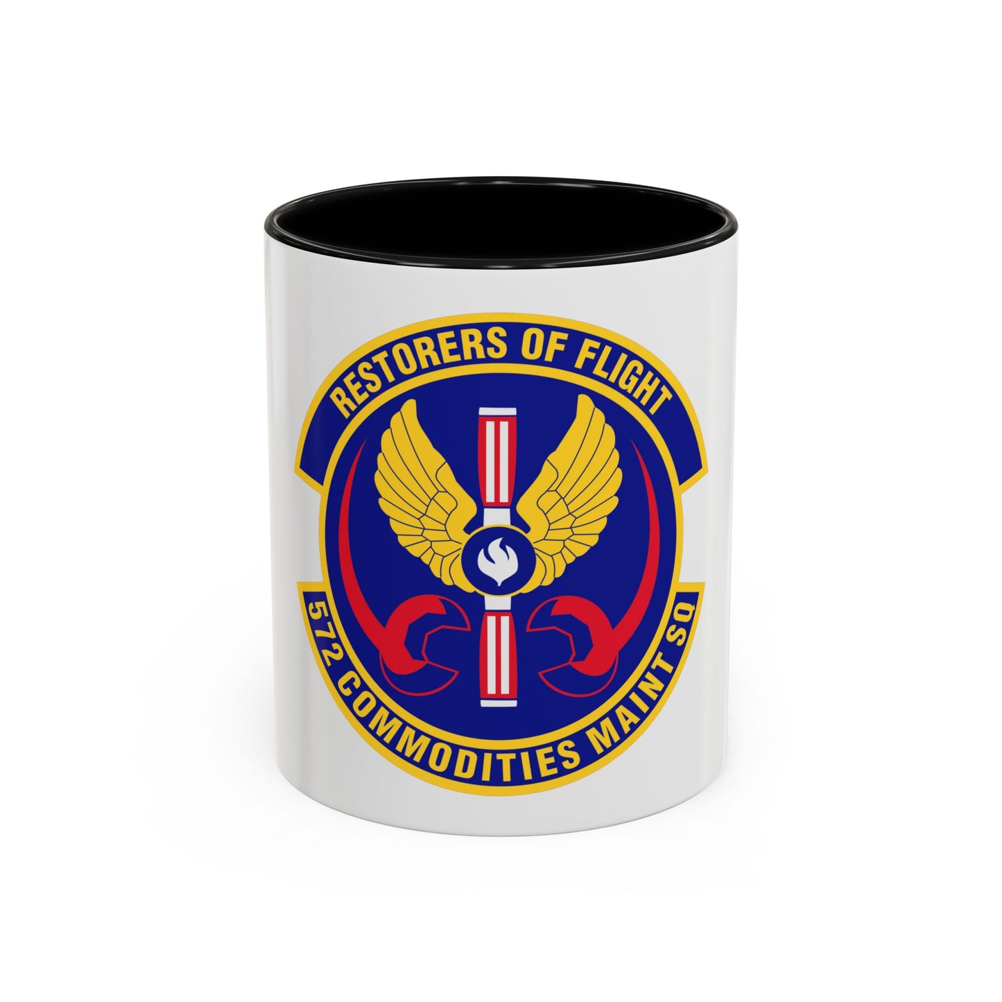 572d Commodities Maintenance Squadron (U.S. Air Force) Accent Coffee Mug