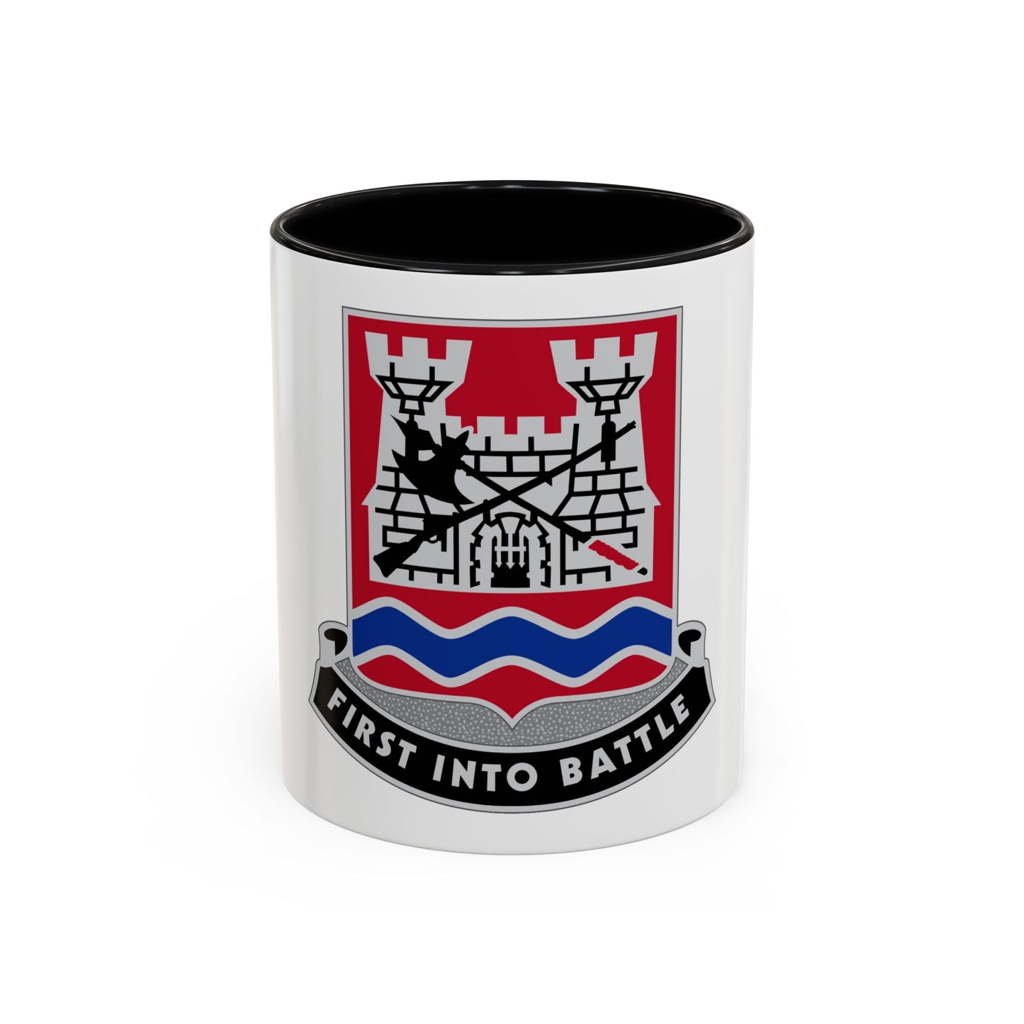 898 Engineer Battalion (U.S. Army) Accent Coffee Mug