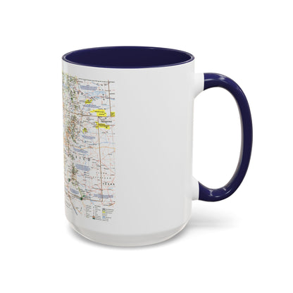 USA - Southwest (1992) (Map) Accent Coffee Mug