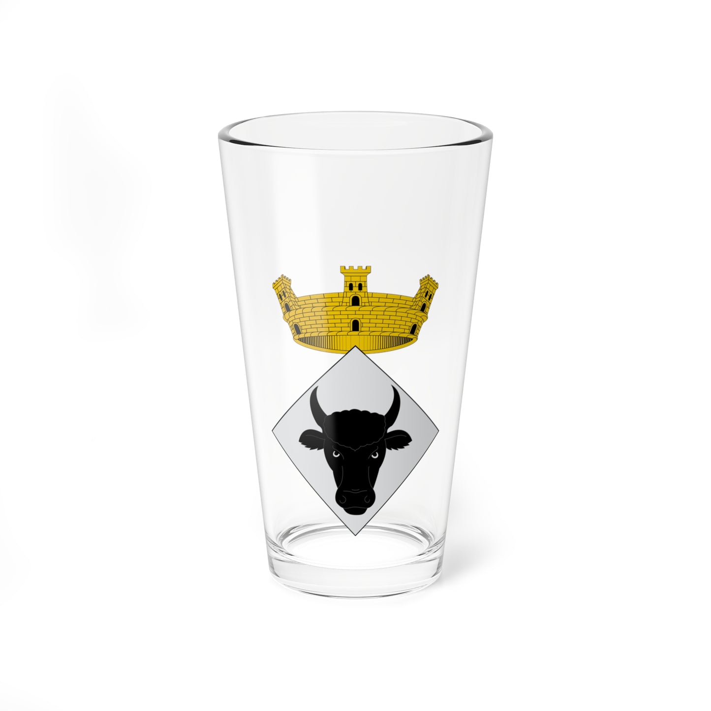 Escudo de Vilanova dEscornalbou (Spain) (Coat of Arms) Pint Glass 16oz