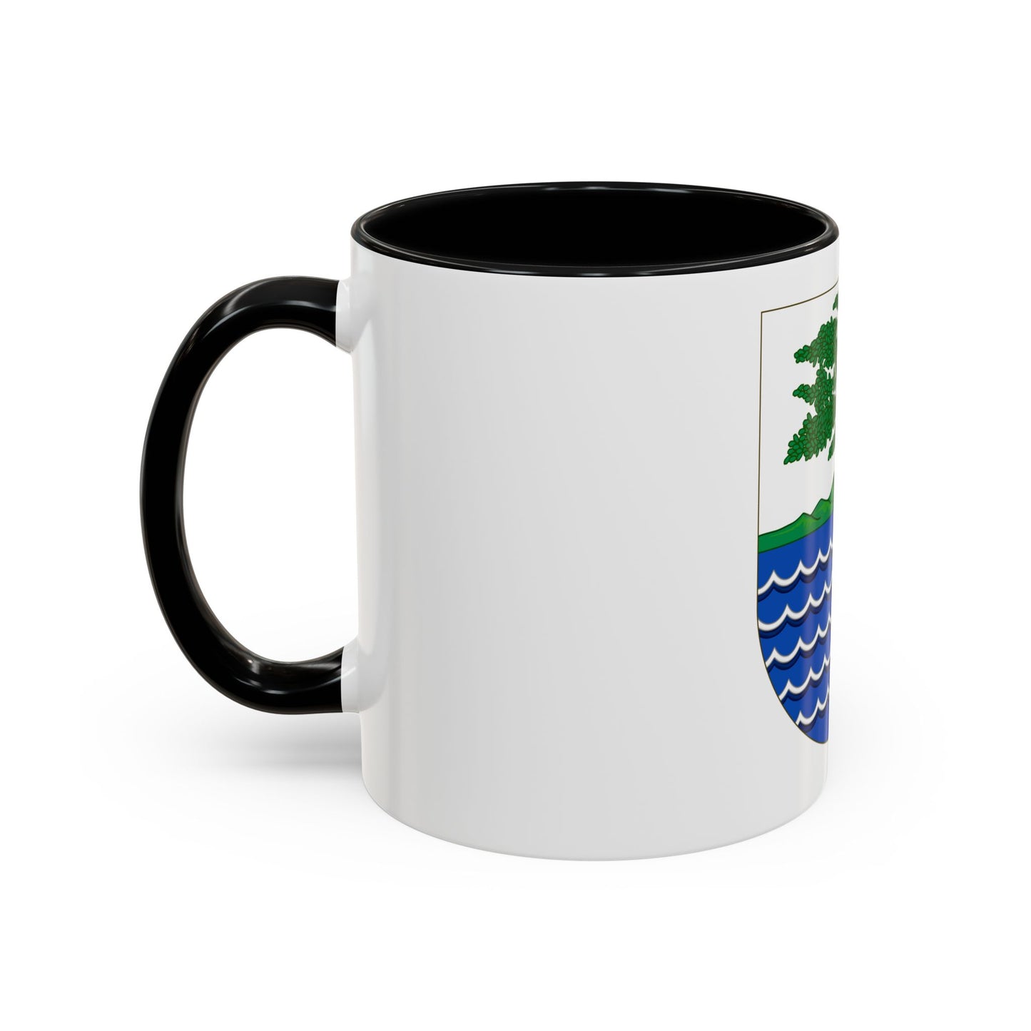 Coat of Arms of the Portuguese and Spanish Guinea - Accent Coffee Mug