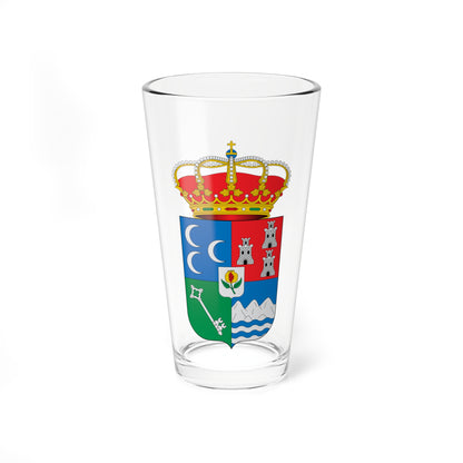 Escudo de Alicún de Ortega Granada (Spain) (Coat of Arms) Pint Glass 16oz