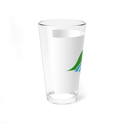 Flag of Nanbu Aomori (Japan) Pint Glass 16oz