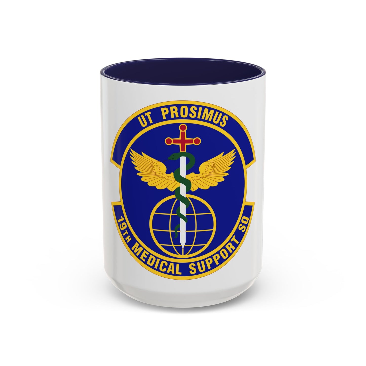 19th Medical Support Squadron (U.S. Air Force) Accent Coffee Mug