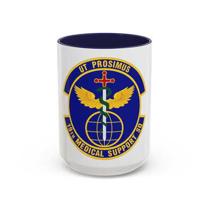 19th Medical Support Squadron (U.S. Air Force) Accent Coffee Mug