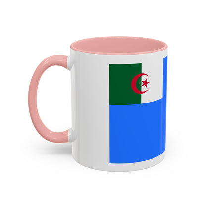 Naval Jack of Algeria - Accent Coffee Mug