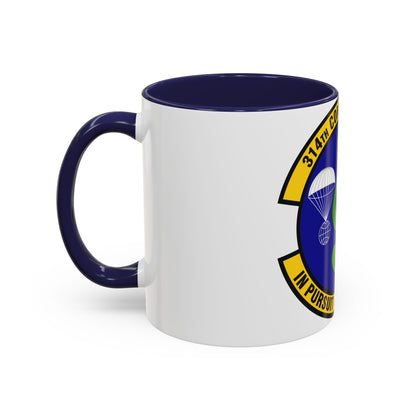 314th Comptroller Squadron (U.S. Air Force) Accent Coffee Mug