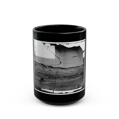 Washington, D.C., Vicinity. 17th New York Battery, With Horses Harnessed To Guns (U.S. Civil War) Black Coffee Mug