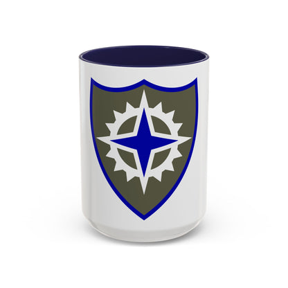 XVI Corps (U.S. Army) Accent Coffee Mug