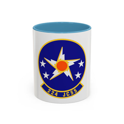 224th Joint Communications Support Squadron (U.S. Air Force) Accent Coffee Mug