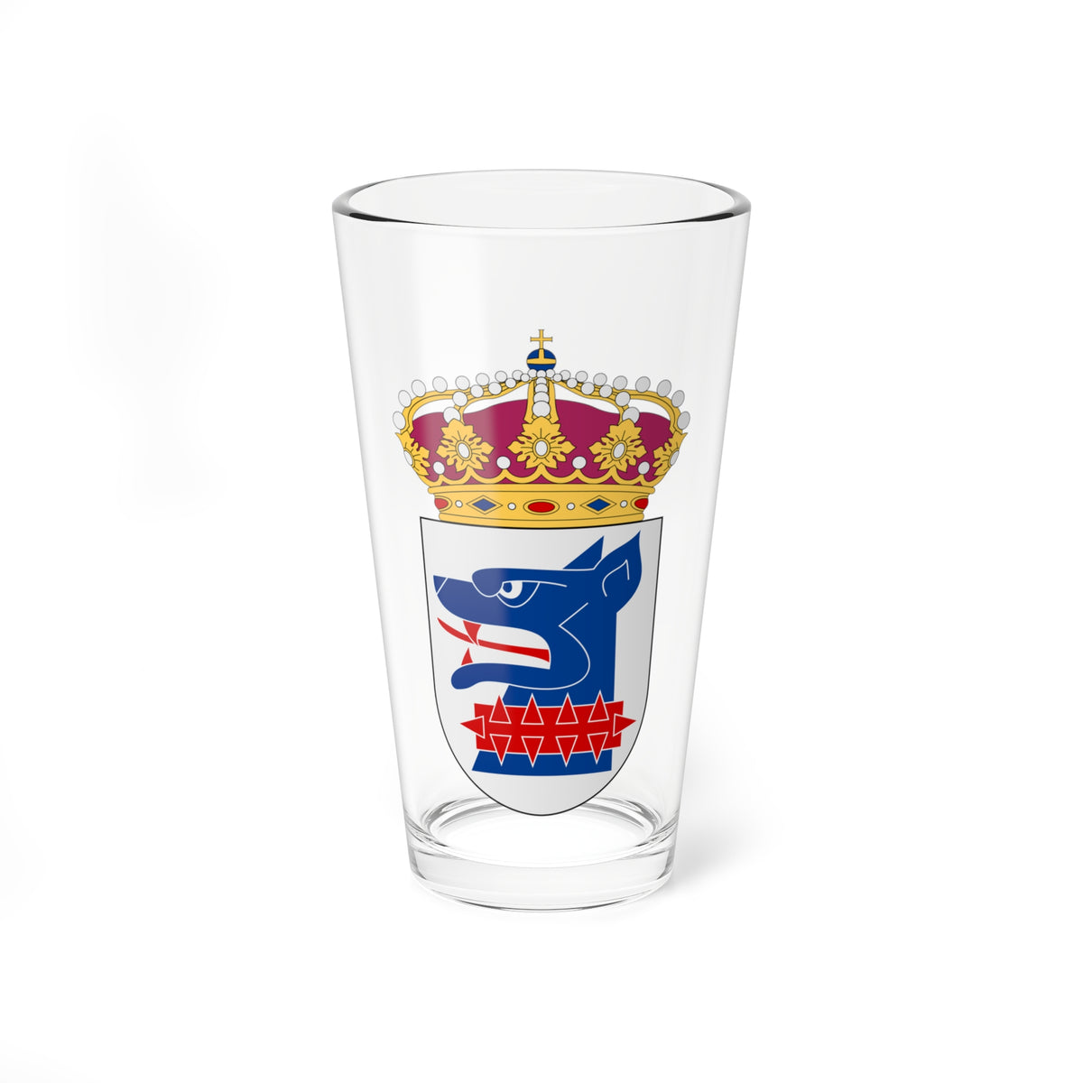 HMS Väktaren vapen (Sweden) (Coat of Arms) Pint Glass 16oz
