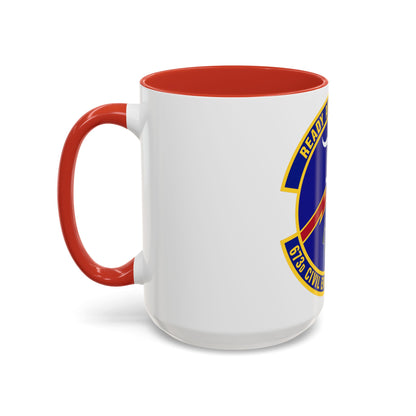 673d Civil Engineer Squadron (U.S. Air Force) Accent Coffee Mug