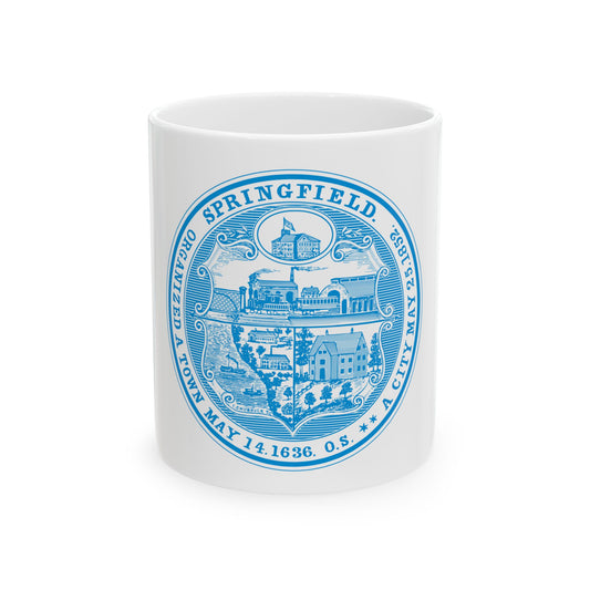 Seal of Springfield Massachusetts - White Coffee Mug