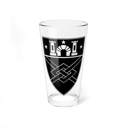 WandJShield bw (United States) (Coat of Arms) Pint Glass 16oz
