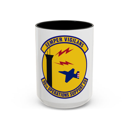 96th Operations Support Squadron (U.S. Air Force) Accent Coffee Mug