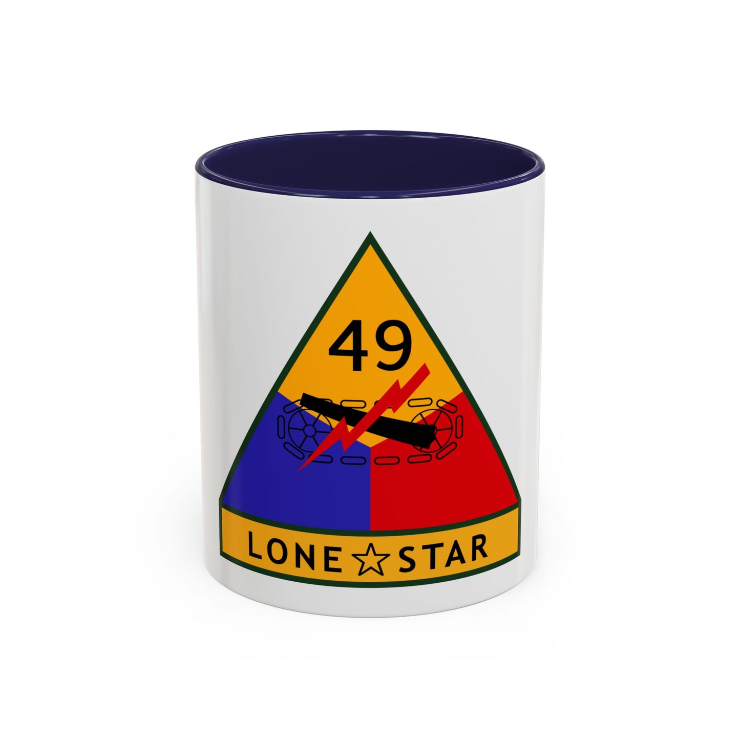 49th Armored Division (U.S. Army) Accent Coffee Mug